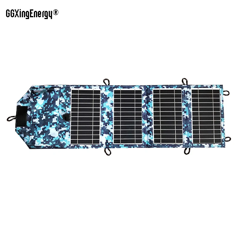 Foldable Portable Solar Panel Solar Power Charger USB Output Charger